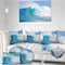 Designart - Blue Ocean Wave - Sea & Shore Photography on wrapped Canvas